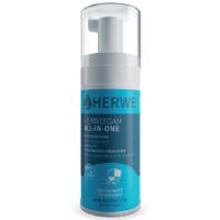 Пена для защиты кожи при частой перемене рабочих сред HerweFoam All-In-One, флакон 50 мл. фото, изображение, баннер