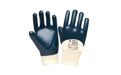 Перчатки нитриловые «Лайт», синие.  фото, изображение, баннер