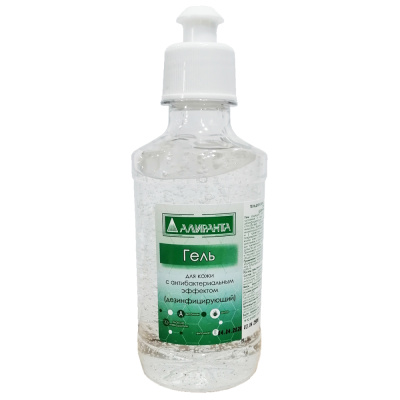 АЛИРАНТА Гель антибактериальный, туба 250 мл.  пуш-пул  фото, изображение, баннер
