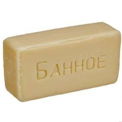 Мыло туалетное "Банное" 200гр в обертке  фото, изображение, баннер