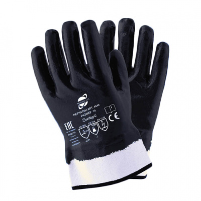 Перчатки нитриловые 4440 (NitrOil FS) (крага, полное покрытие)  фото, изображение, баннер