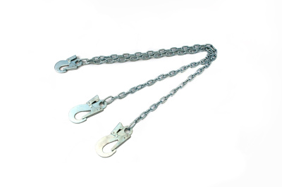 Двухплечный удерживающий строп из стальной цепи 3Гд фото, изображение, баннер