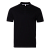Футболка поло унисекс хлопок 185, 04U, Чёрный  баннер, фото, картинка, как выглядит