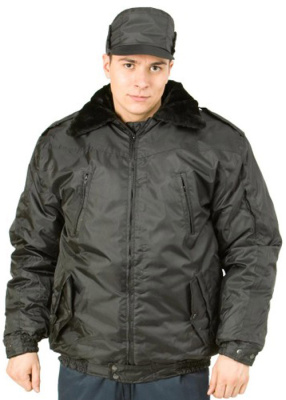 Куртка мужская утепленная "Охранник" укороченная фото, изображение, баннер